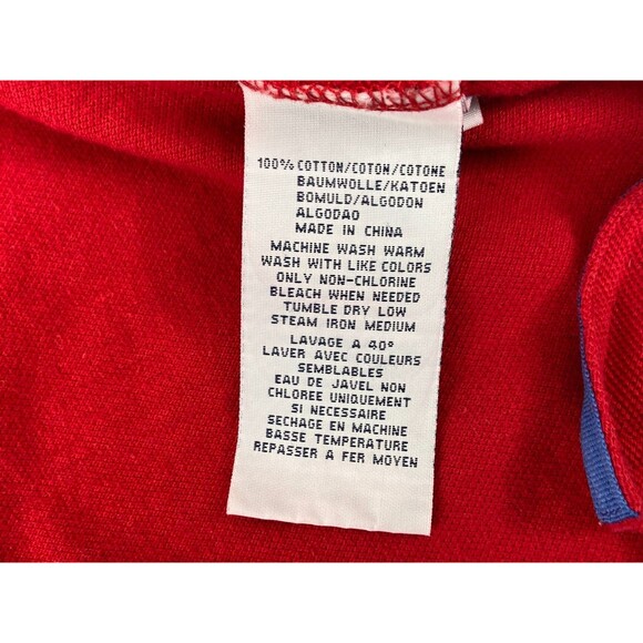 Polo By Ralph Lauren Men Large Red Shirt Big Pony Flesh Casual - Picture 8 of 10
